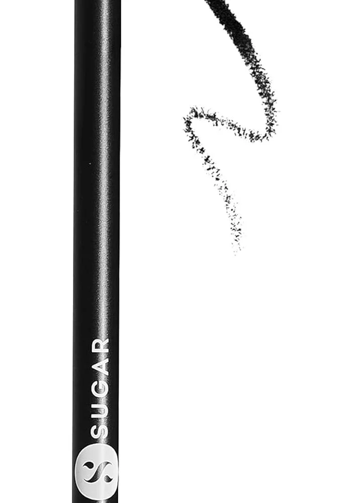 شوجر كوزماتيكس SUGAR Cosmetics Stroke of Genius Heavy-duty Kohl - 01 Back To Black